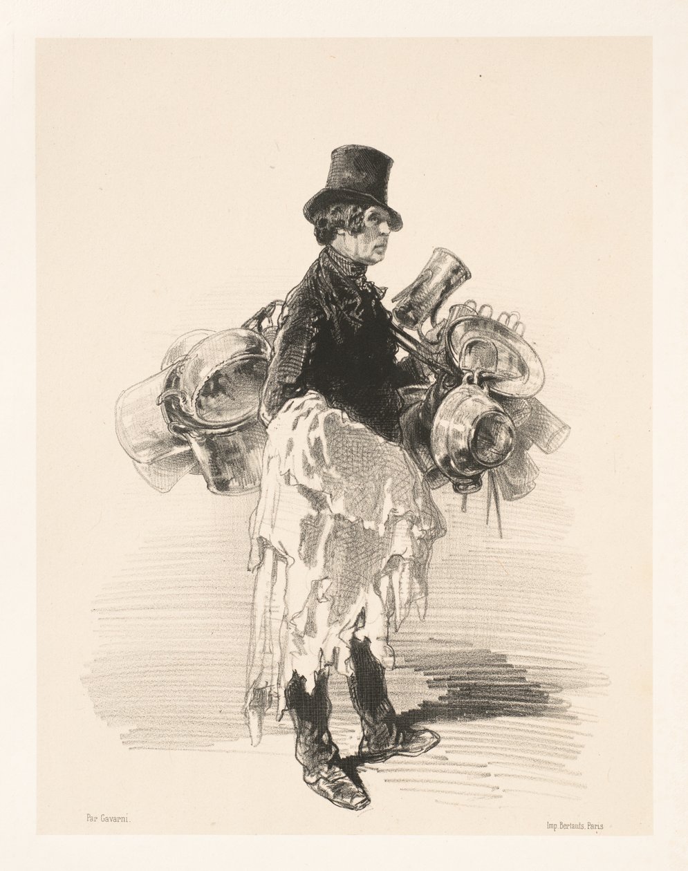 Marchand de casseroles - Paul Gavarni