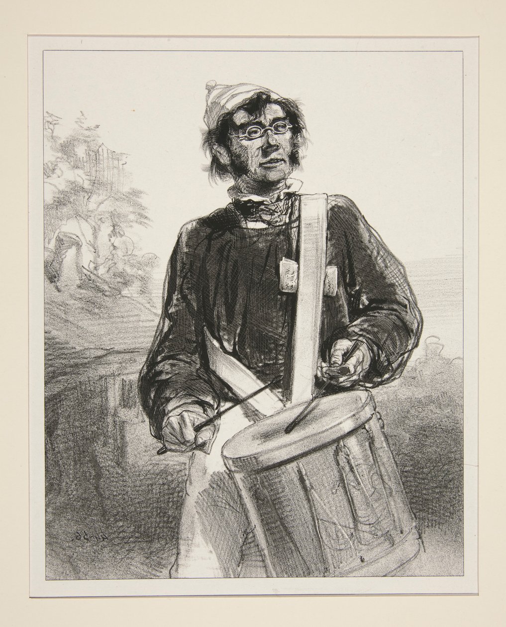 Tambour de village - Paul Gavarni
