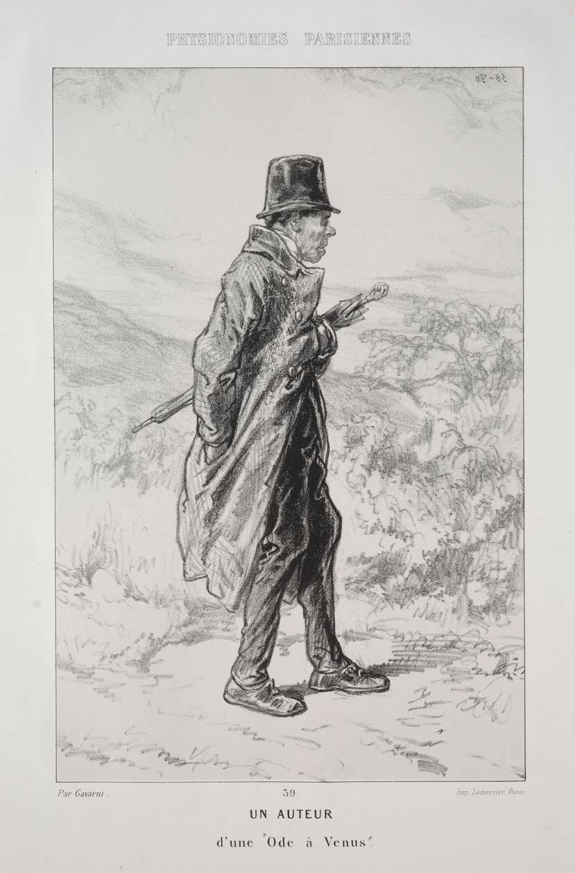Un Auteur - Paul Gavarni