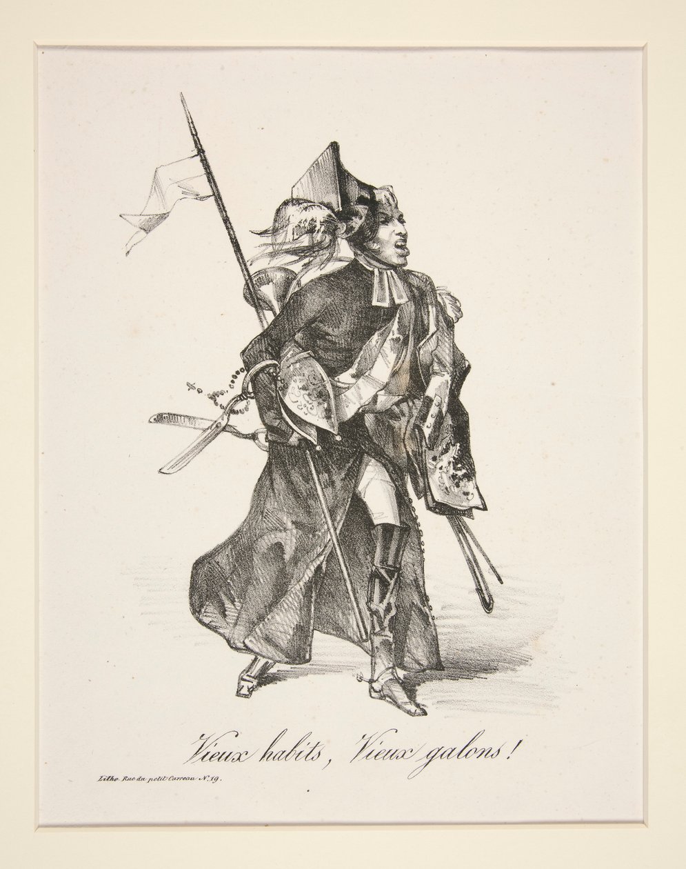 Vieux habits, vieux galons! - Paul Gavarni