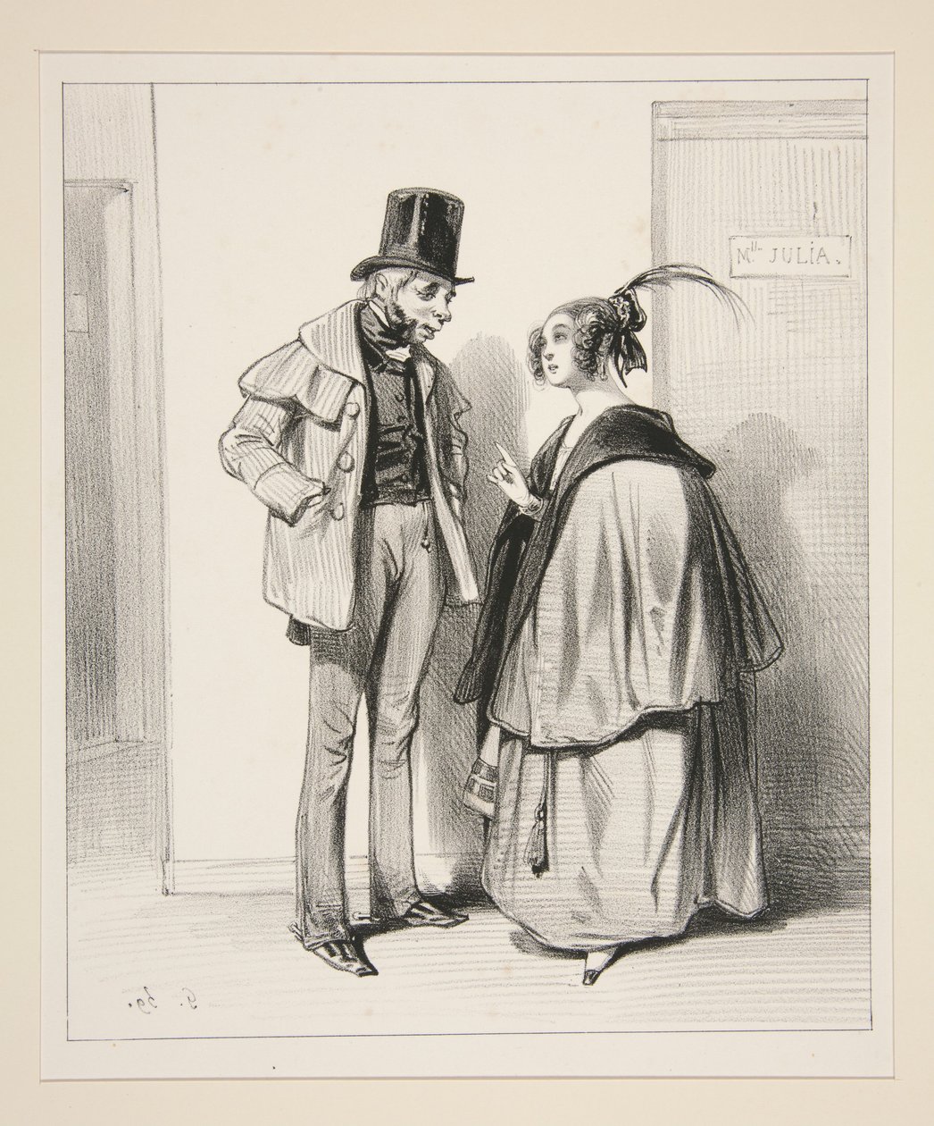 Vous faites des folies, monsieur le comte... - Paul Gavarni