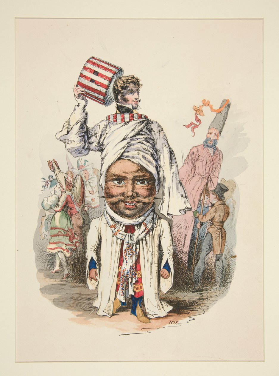 Nain blanc - Magot - Paul Gavarni