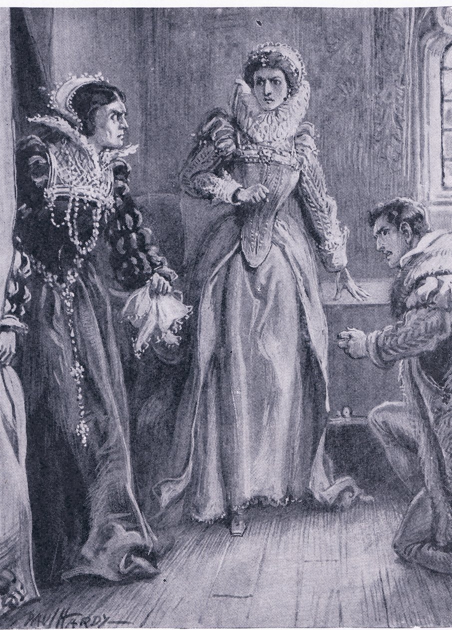 Reine Mary Elizabeth et Courtenay Je répondrai à cette question cria Mary en jetant de côté l