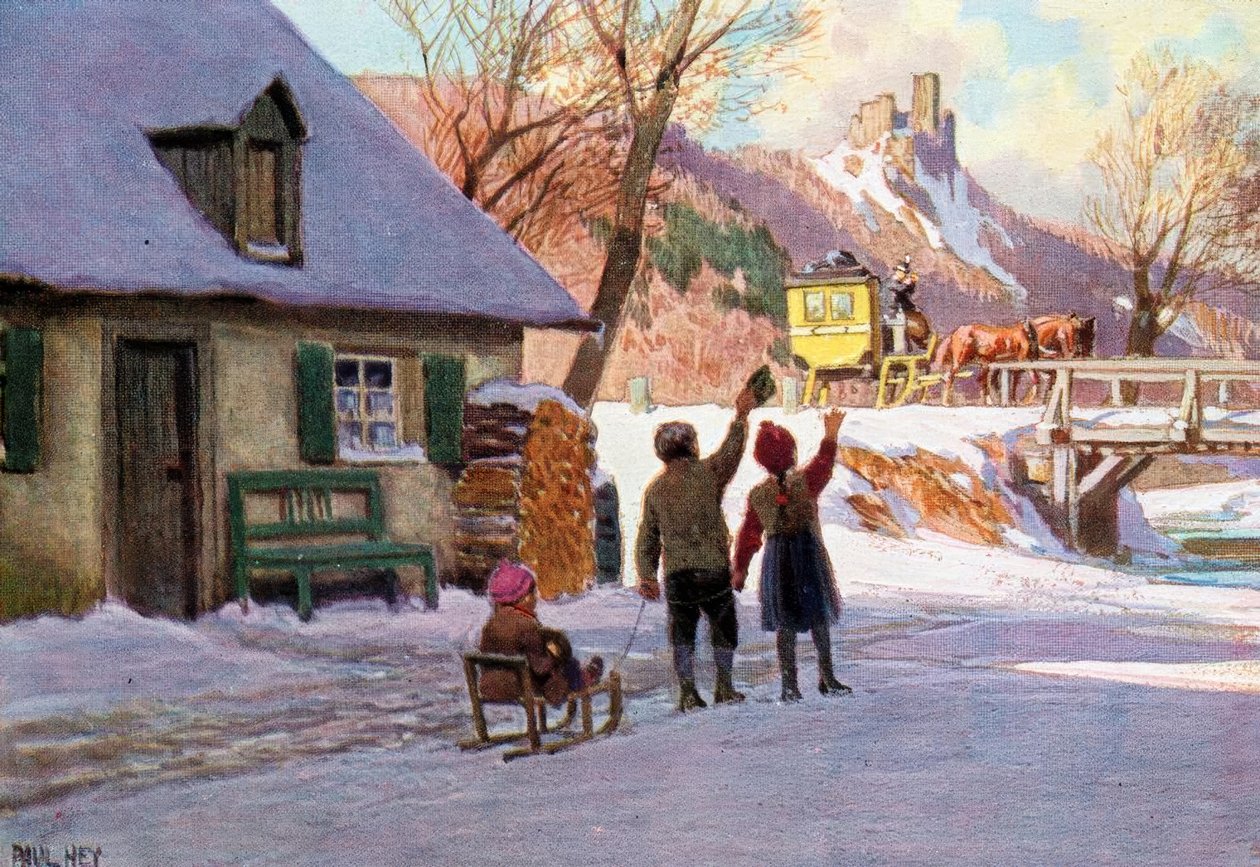 Les vœux de Postillon pour la nouvelle année - Paul Hey
