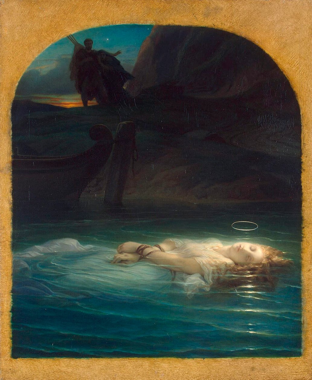 Martyr chrétien noyé dans le Tibre sous le règne de Dioclétien, 1853 - Paul Delaroche