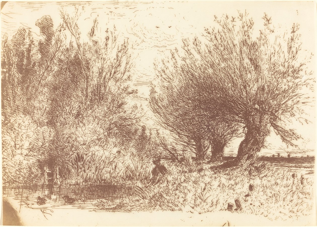 Bords de rivière - Paul Huet