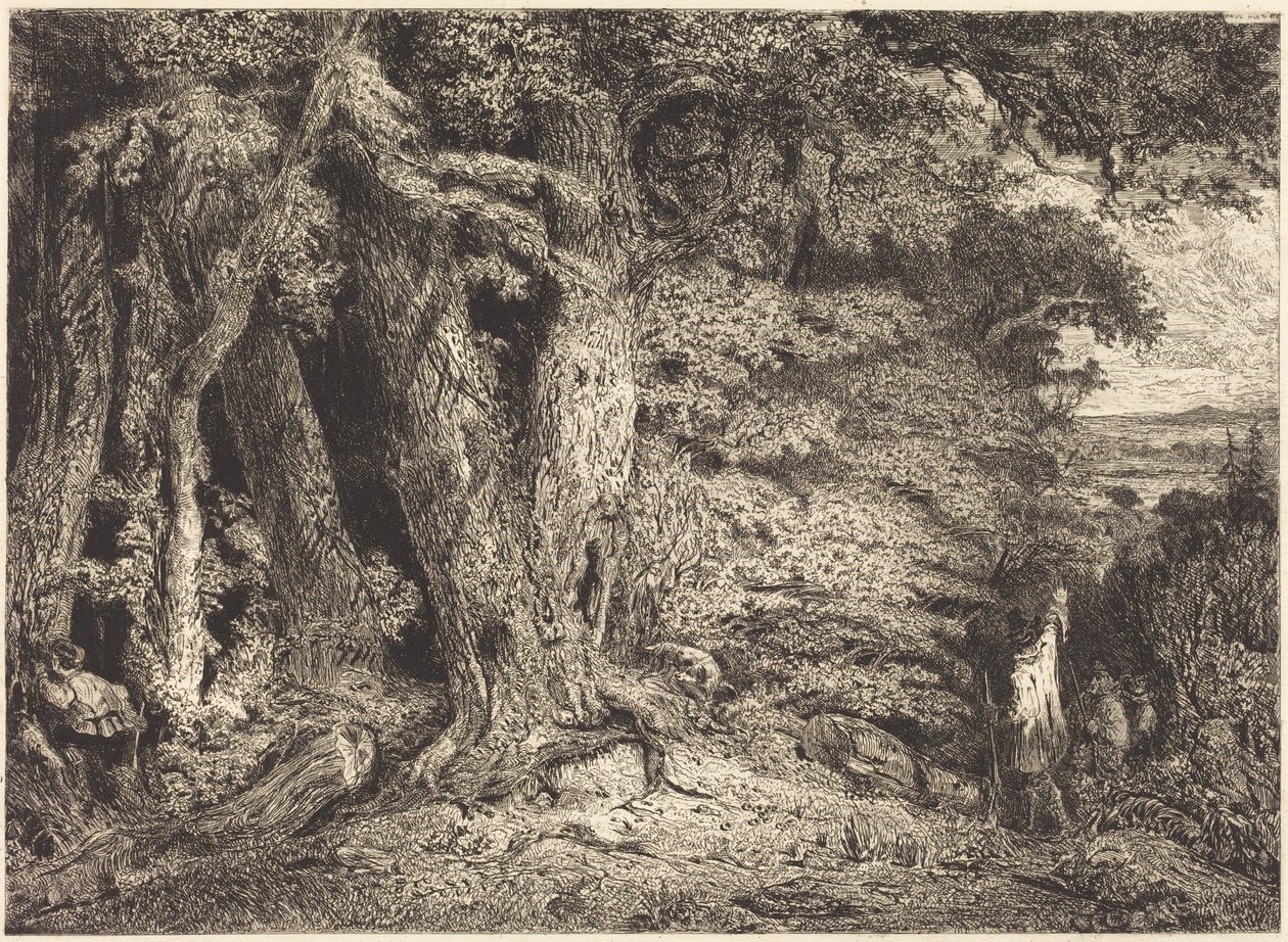 Entrée de la forêt - Paul Huet