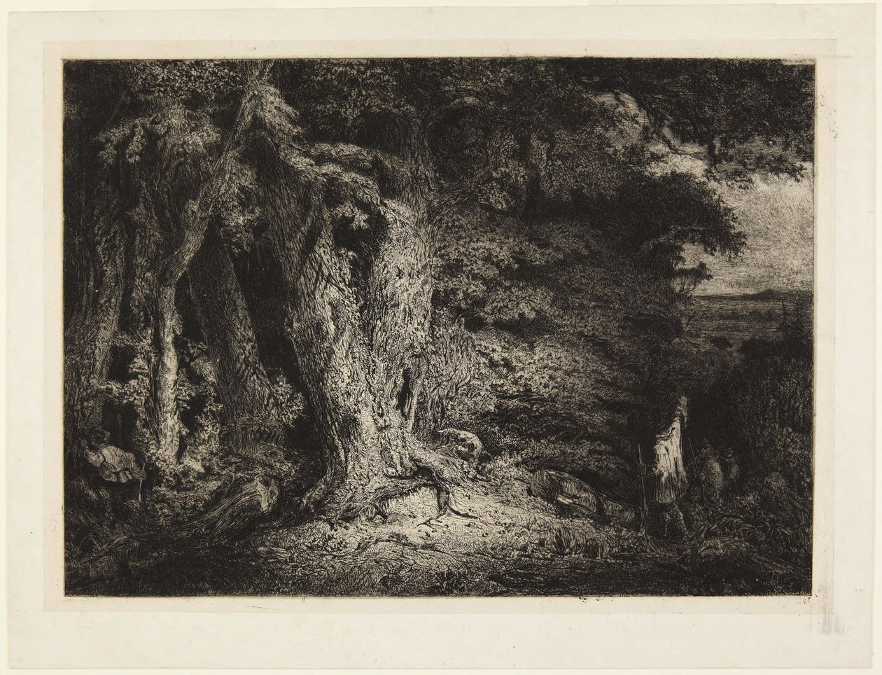 Entrée de forêt, ou Le Fourré - Paul Huet