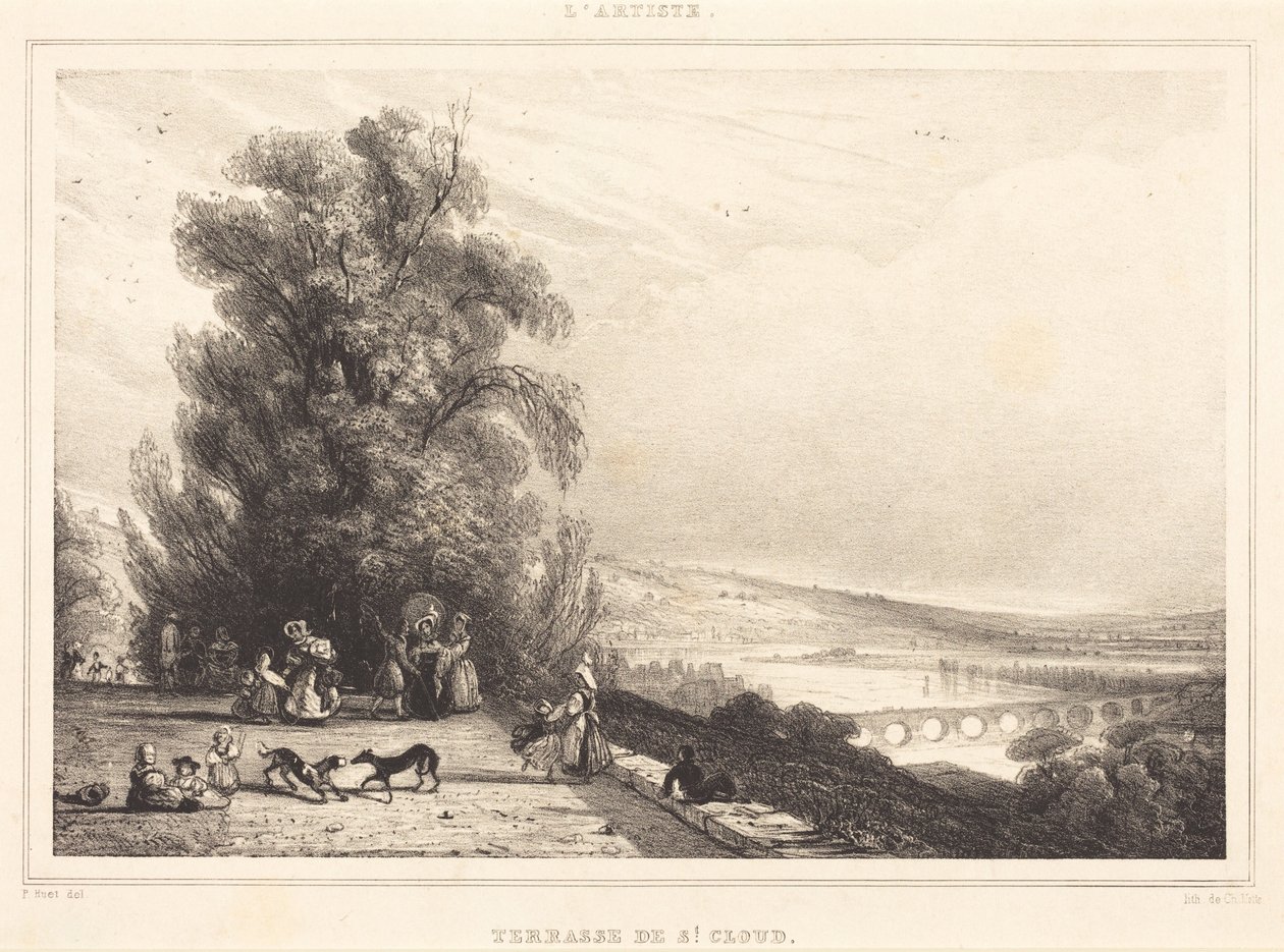 Terrasse de Saint-Cloud - Paul Huet