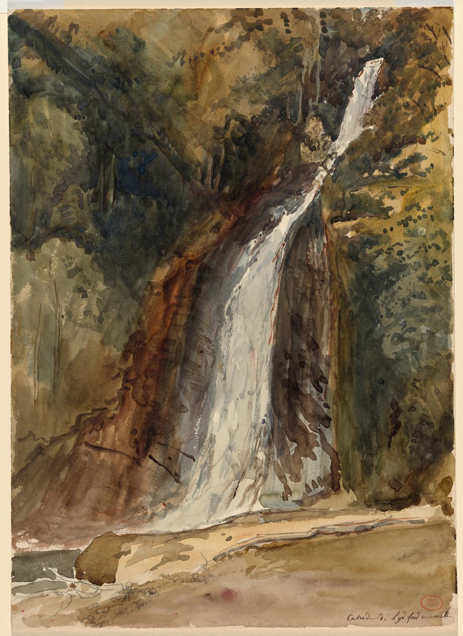 La cascade des gorges de Lydford, Devon - Paul Huet