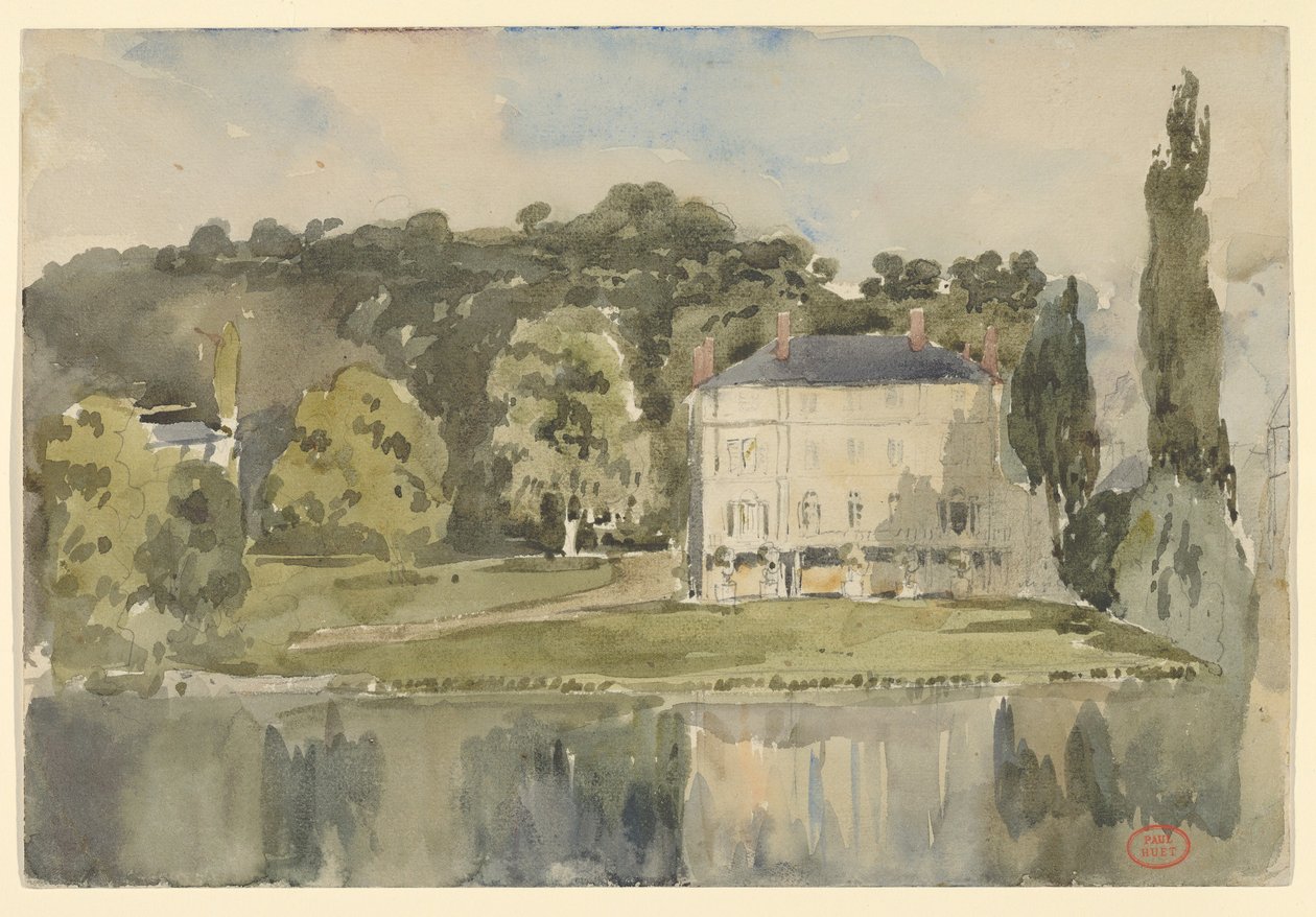 Vue du château de Folembray - Paul Huet