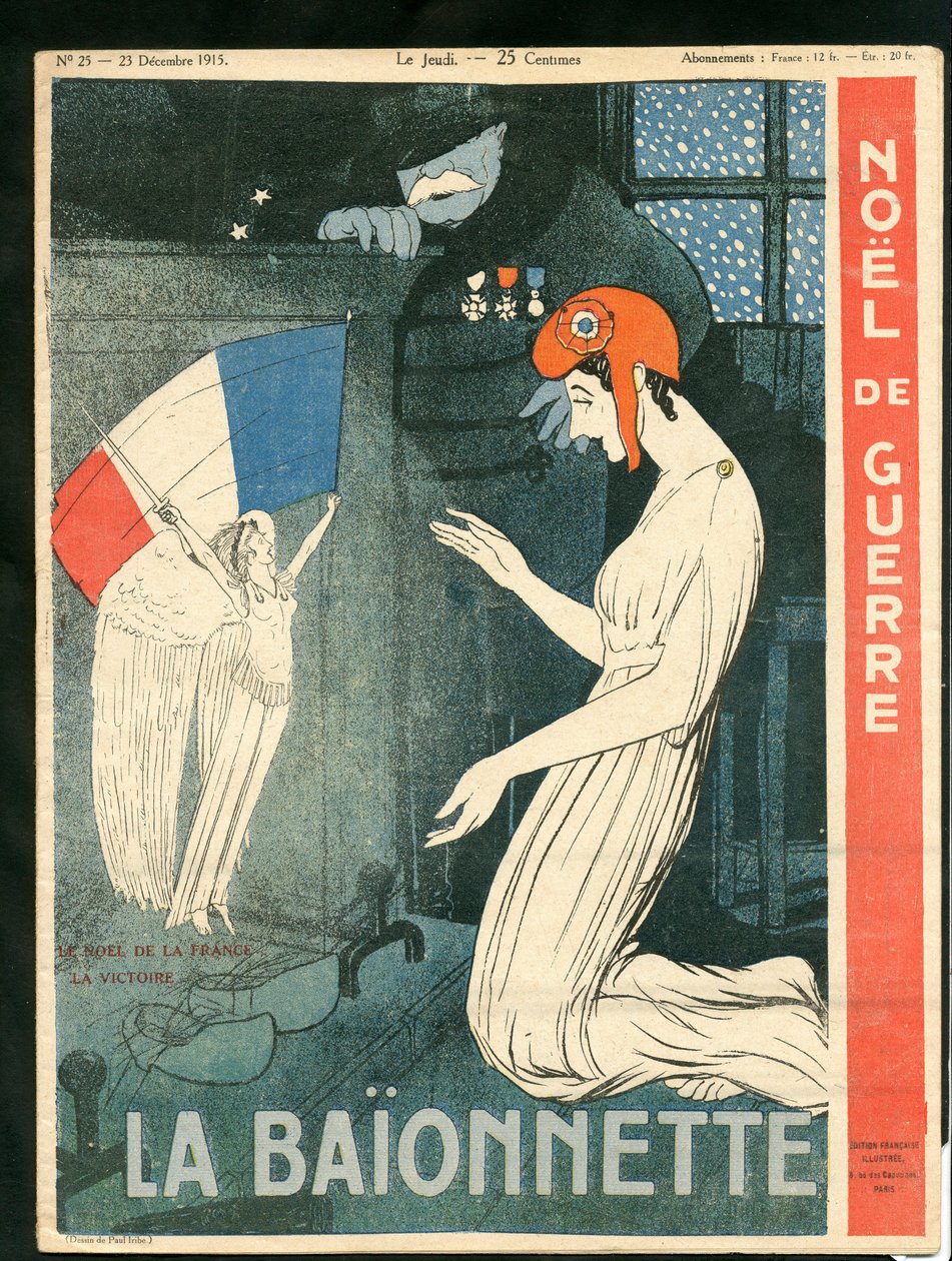 Couverture de "La Baionnette", Satirique en Couleurs - Paul Iribe