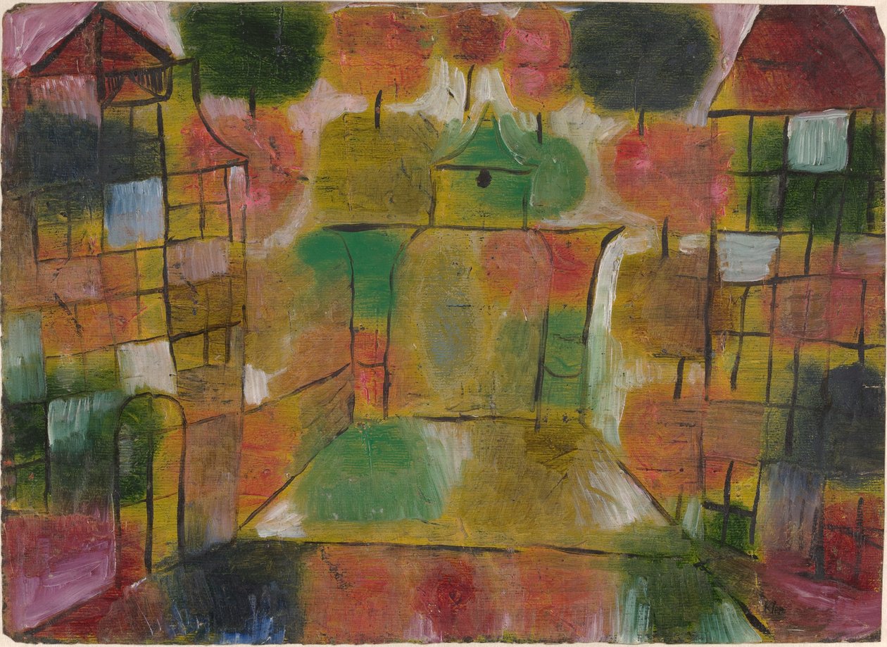 Baum und Architektur--Rhythmen (Arbre et Architecture--Rythmes) - Paul Klee