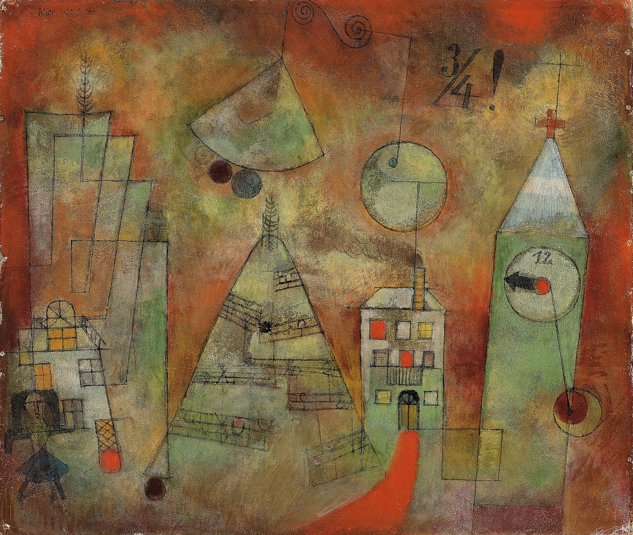 Heure Fatidique à Midi Moins le Quart - Paul Klee