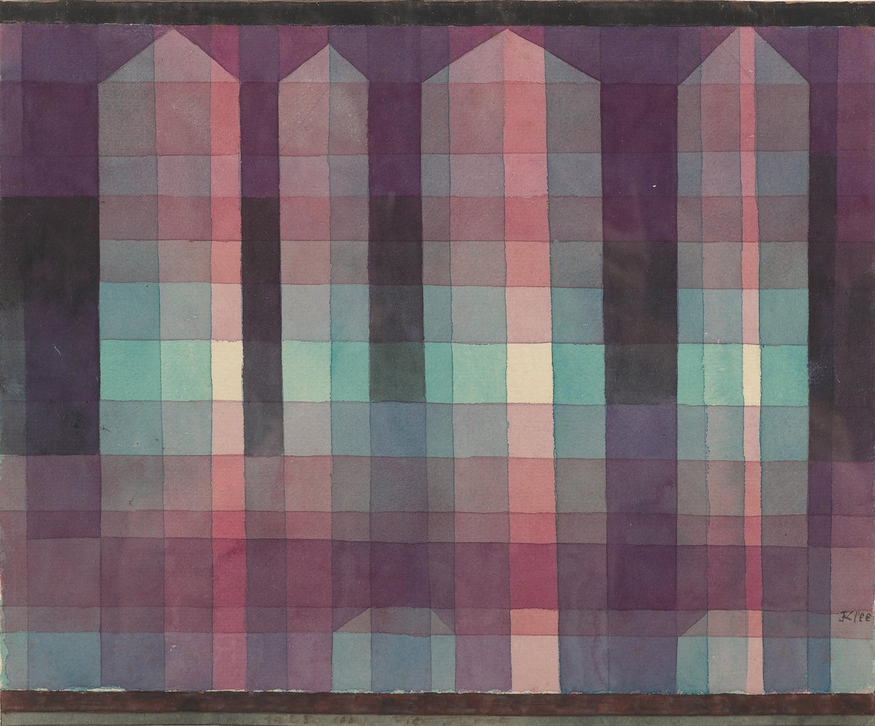 Quatre tours, 1923 - Paul Klee