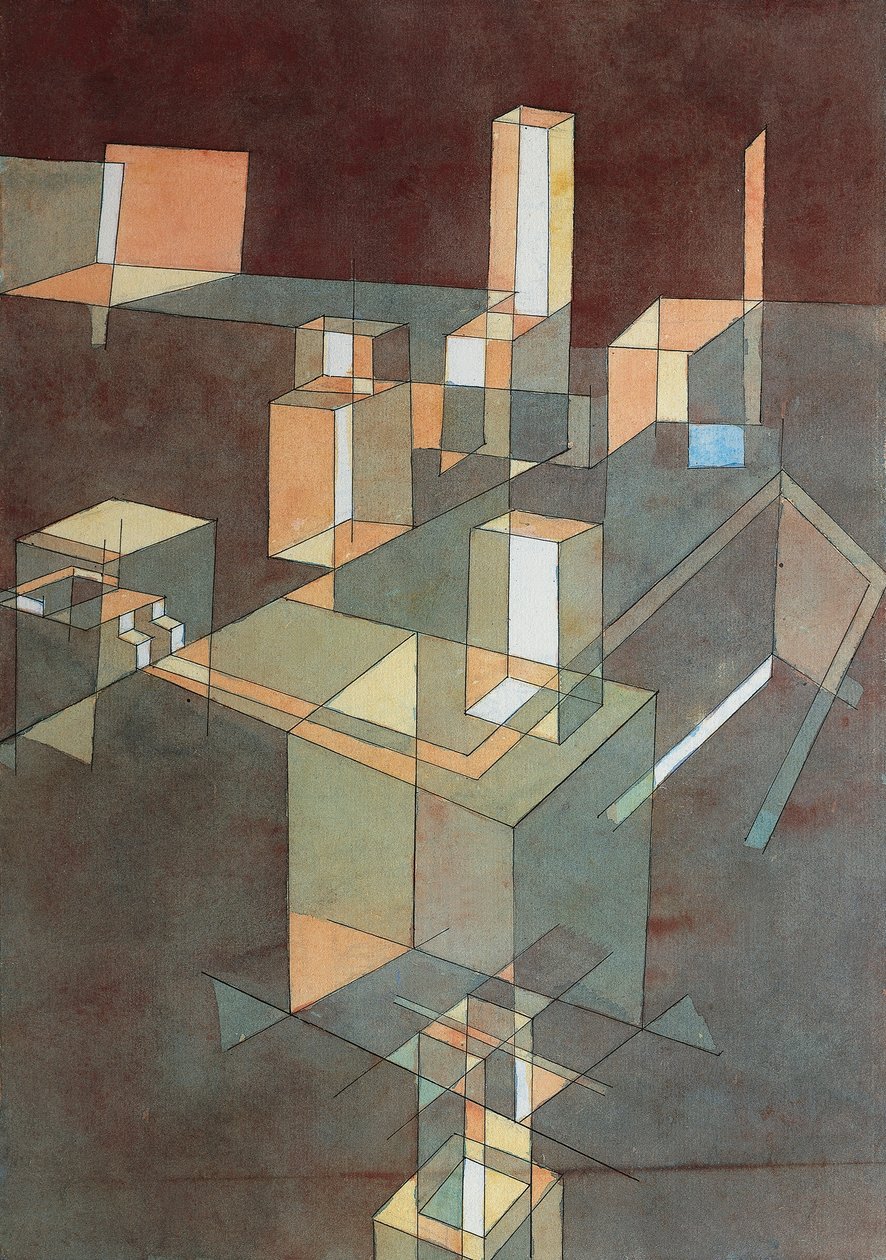 Ville italienne par Paul Klee (1879-1940) - Paul Klee