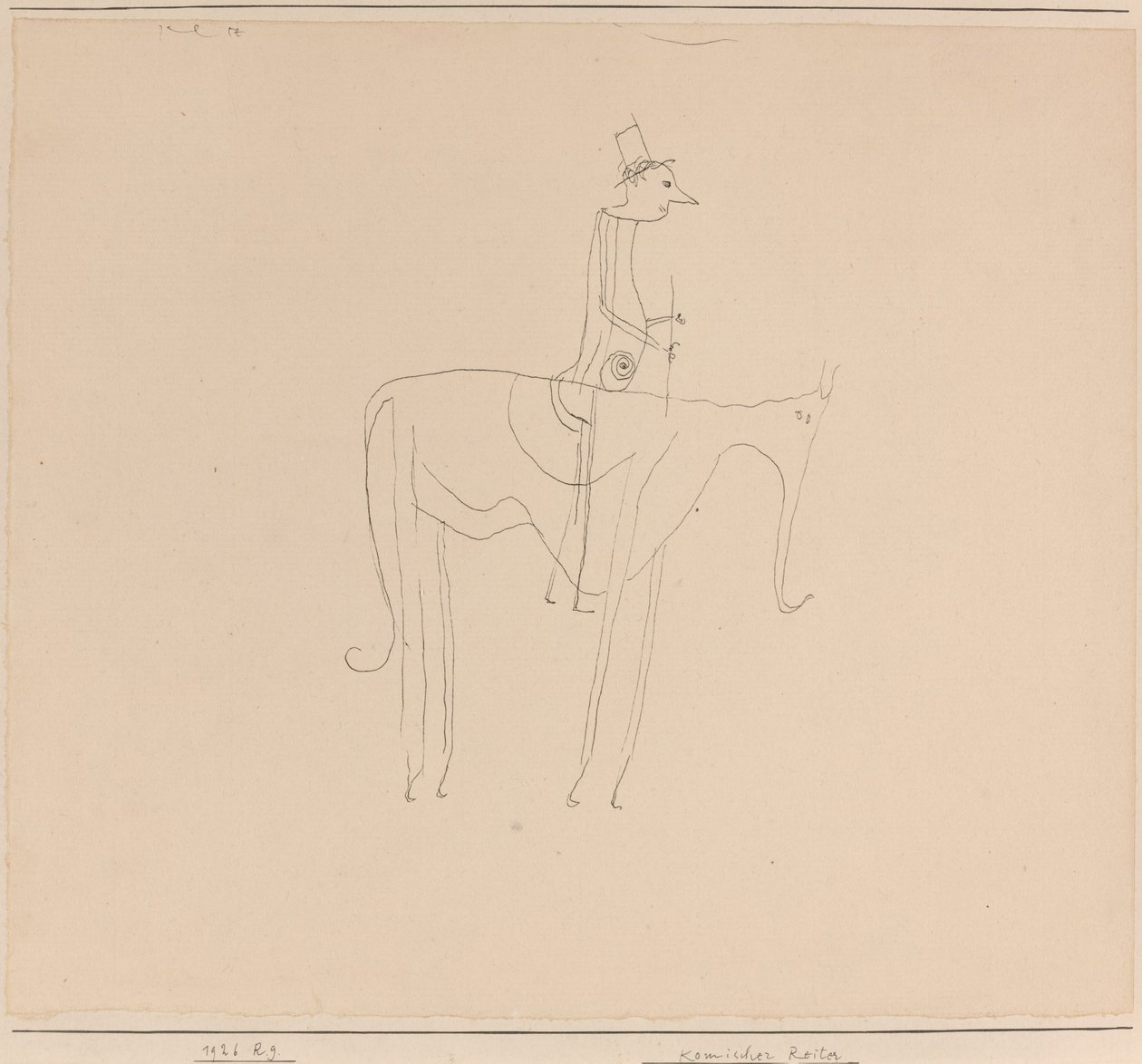 Cavalier comique - Paul Klee