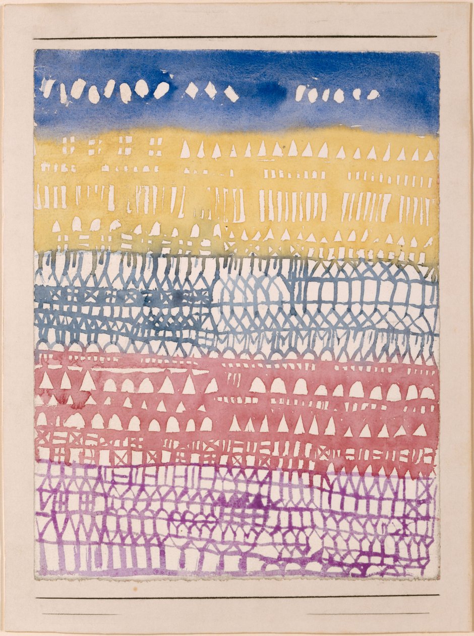 Vue de la vieille ville, 1928 - Paul Klee