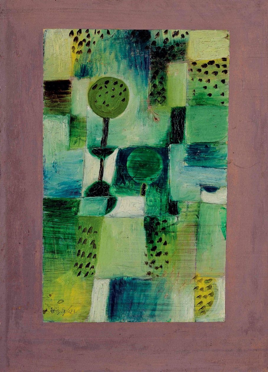 Parkbild bei Regen - Paul Klee
