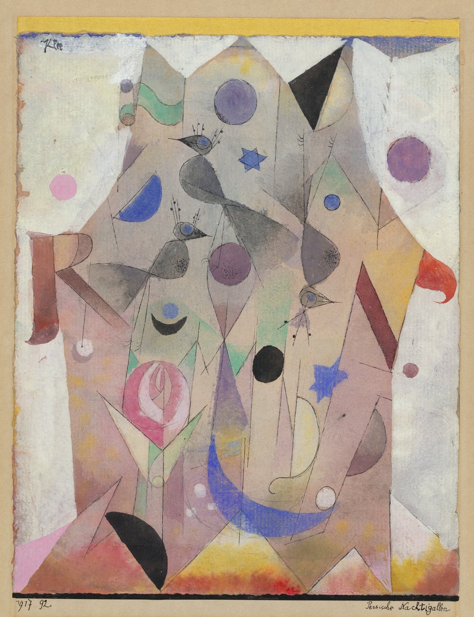 Nightingales persans - Paul Klee