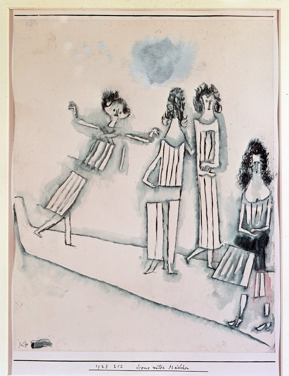 Scène avec des filles - Paul Klee