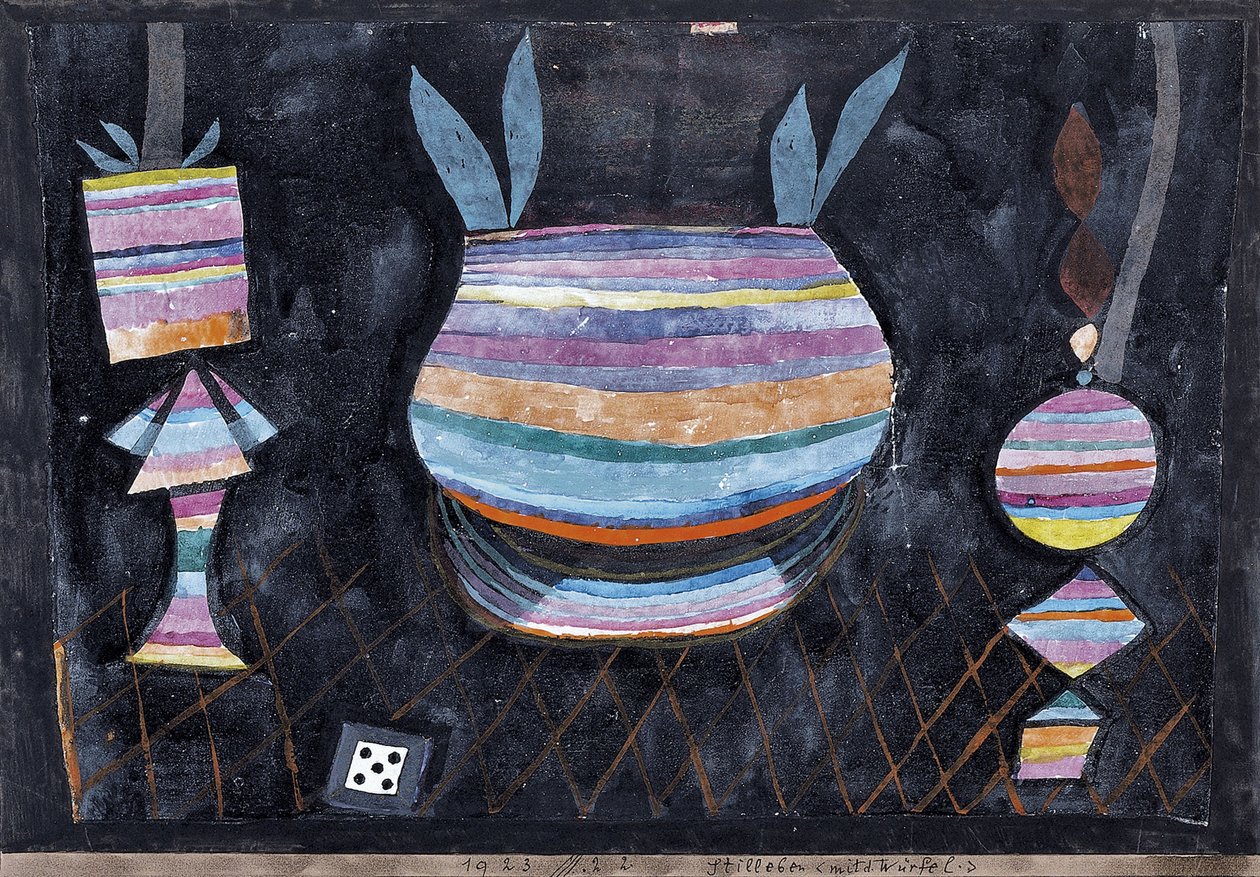 Nature morte avec dés - Paul Klee