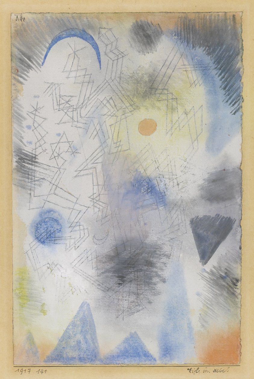 Cibles dans le brouillard, 1917 - Paul Klee