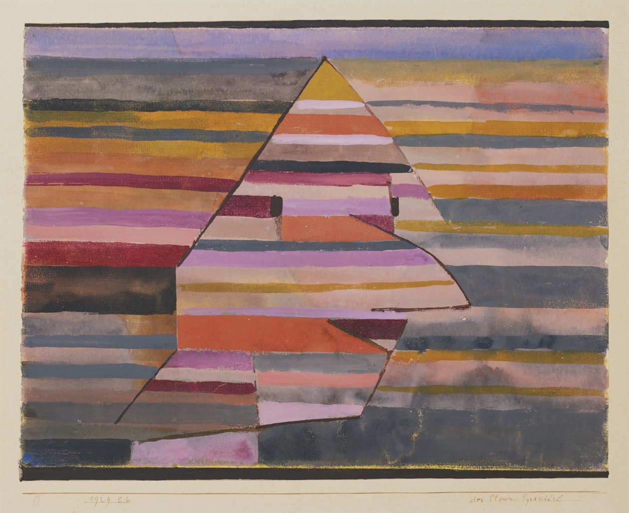 Le Clown de la Pyramide - Paul Klee