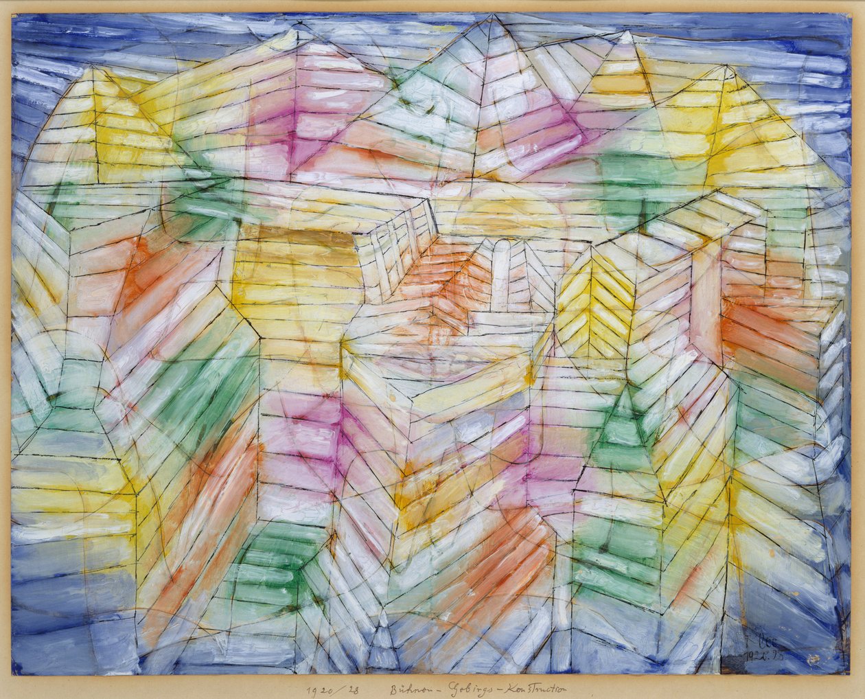 Théâtre-Montagne-Construction - Paul Klee