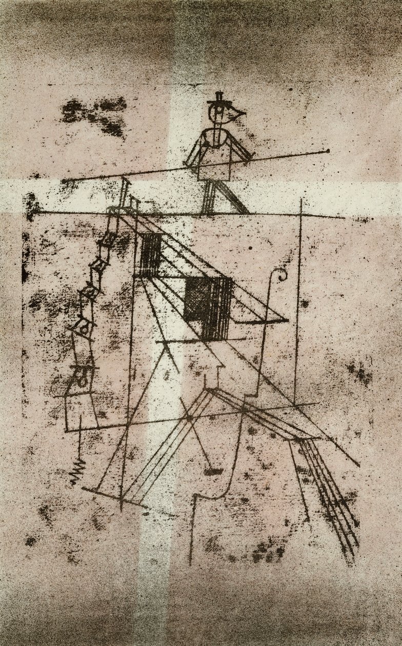 Funambule (Kornfeld 95 IV b) - Paul Klee