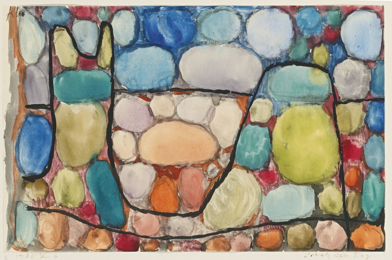 Trésor au-dessus du sol Schatz über Tag, 1935 - Paul Klee