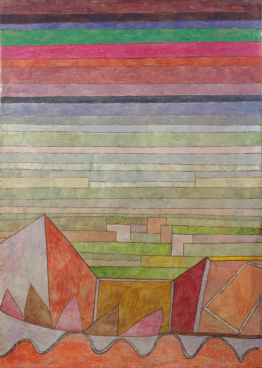 Vue sur le pays fertile Blick in das Fruchtland, 1932 - Paul Klee