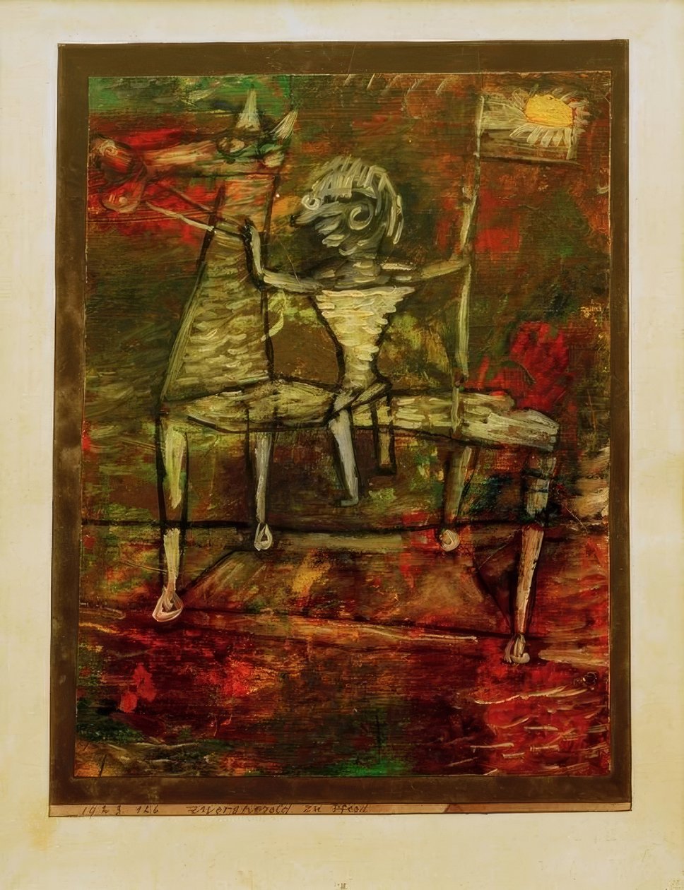 Héraut nain à cheval - Paul Klee