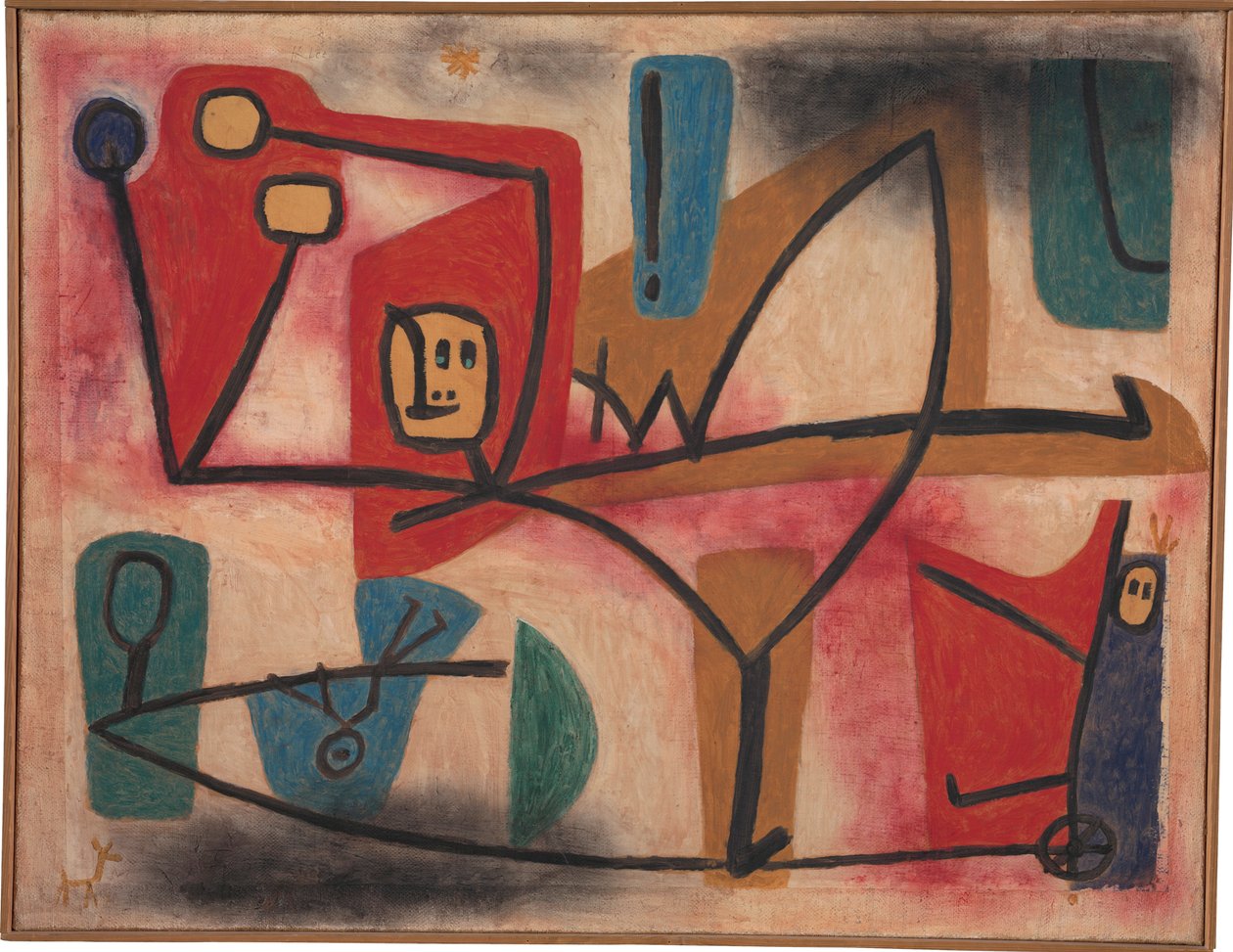 Üebermut Exubérance, 1939 - Paul Klee