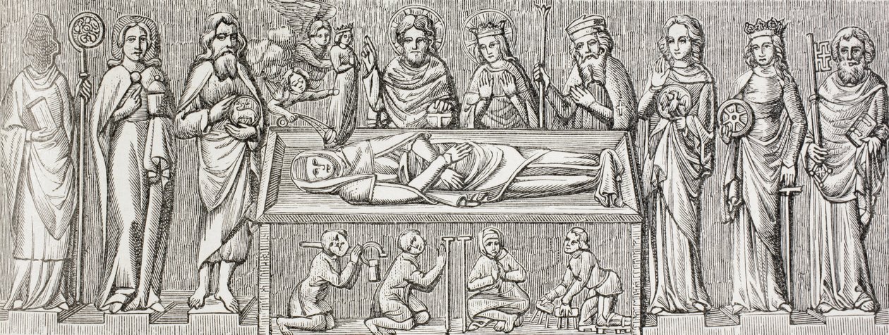 Après le bas-relief sur la tombe d