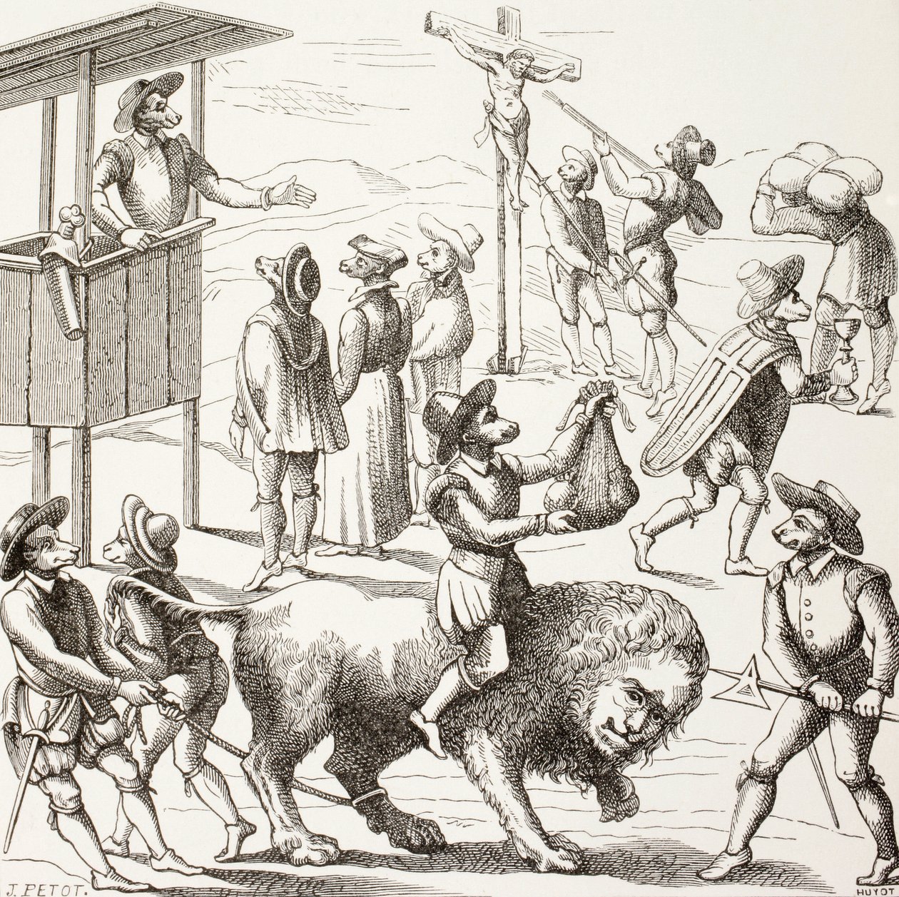 Tableau allégorique des excès qu