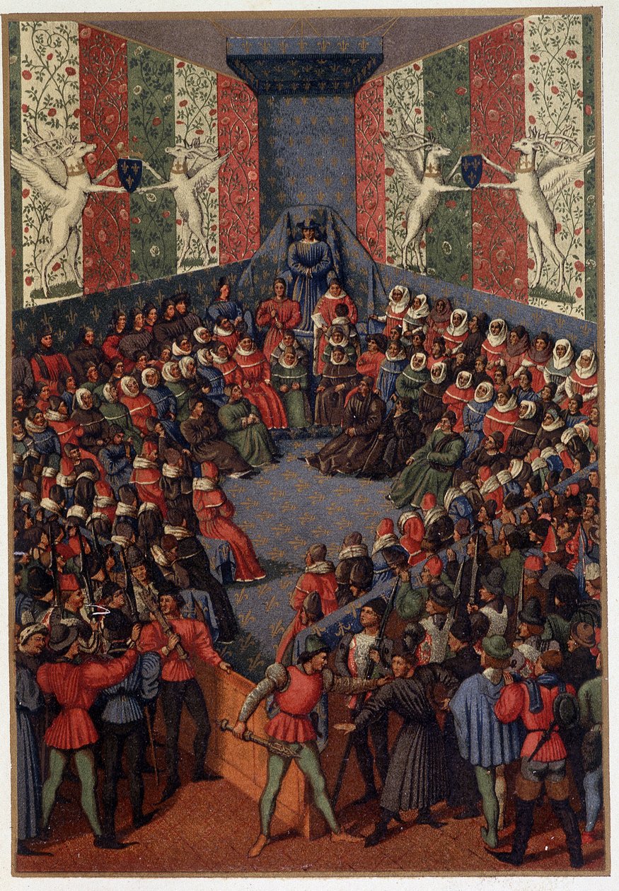Charles VII présidant le jugement de Jean, duc d