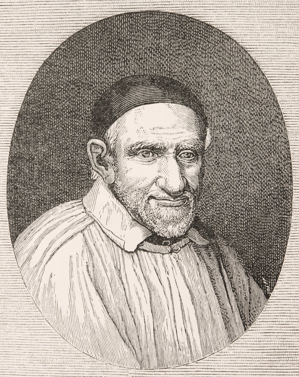 Saint Vincent de Paul 1581 - 1660. Prêtre et saint catholique français. D