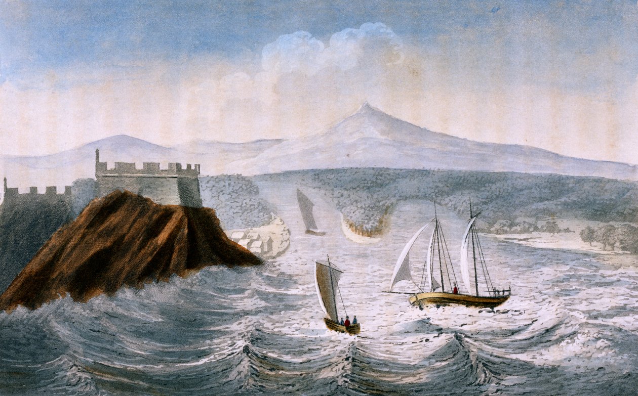 Arrivée à Chagres, gravure par Paul Legrand - Paul Legrand