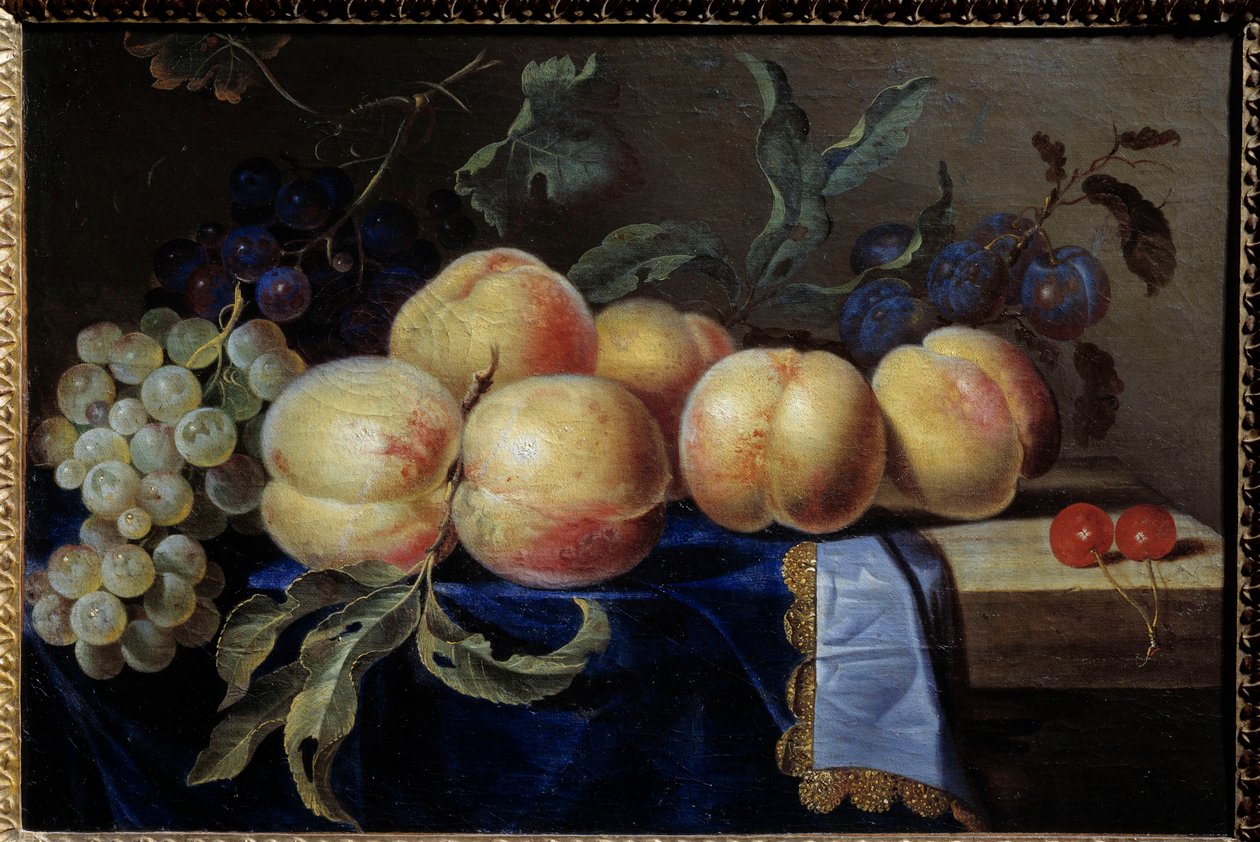 Nature morte, Pêches - Paul Liegeois