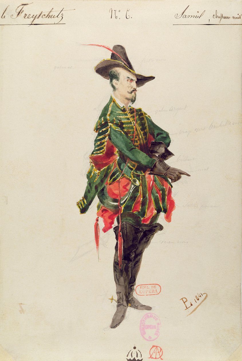 Costume du Chasseur Samiel pour l