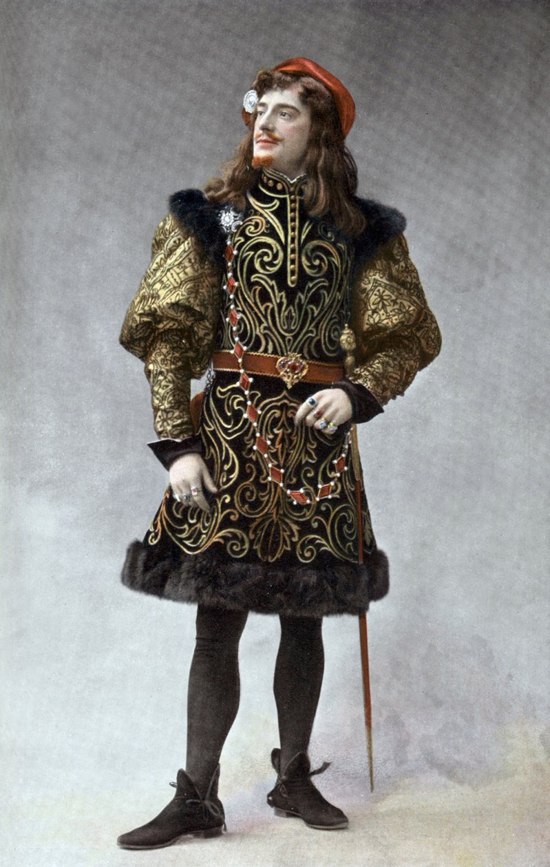 Le comédien français Jean Perier (1869-1954) en Giorgio d