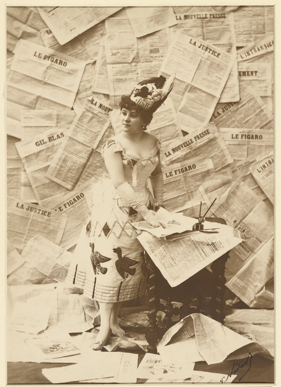 [Mlle Beaumaine, Théâtre des Variétés] - Paul Nadar