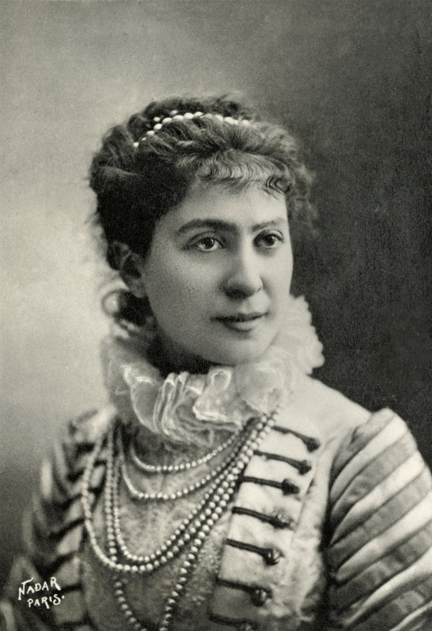 Portrait de Blanche Baretta - Worms (photo) - Paul Nadar