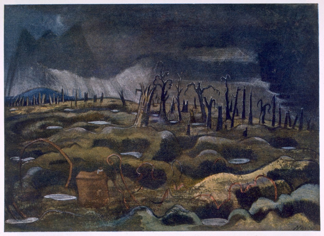 Crépuscule, des Artistes britanniques au front, Continuation du Front occidental, Partie trois, Paul Nash - Paul Nash