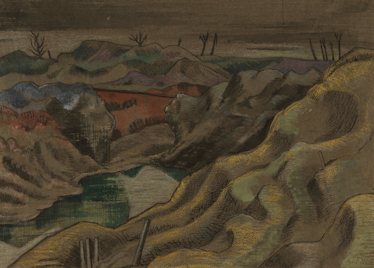 Le Paysage : Colline 60, c.1917 - Paul Nash
