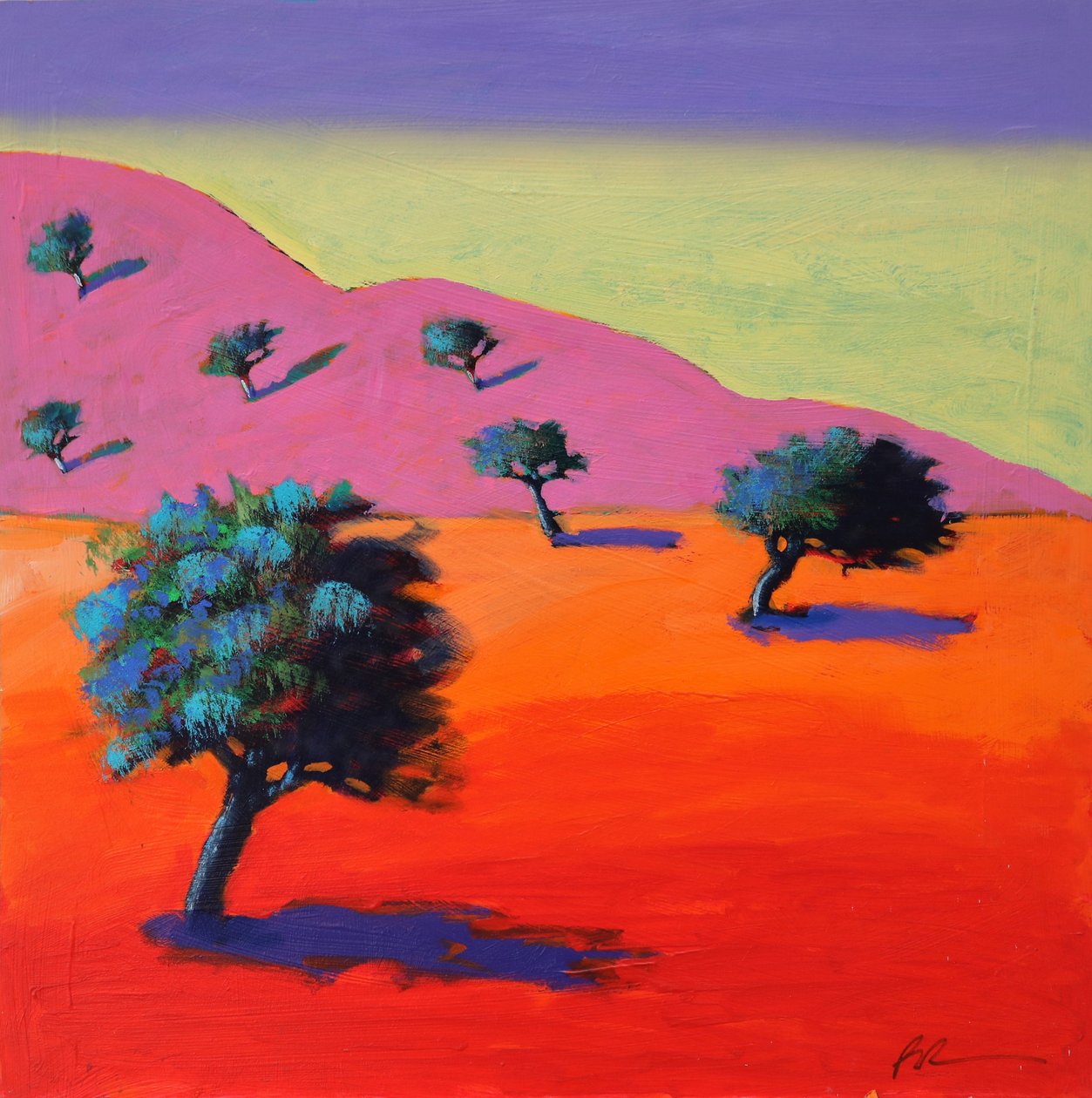 Ibiza, 2021 (acrylique sur panneau) - Paul Powis
