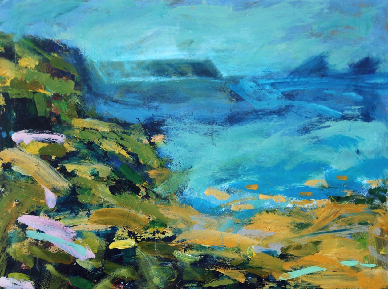Landsend, 2021 (acrylique sur panneau) - Paul Powis