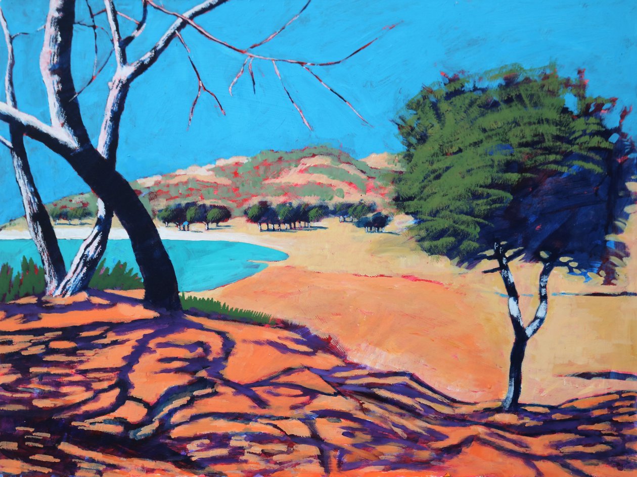 Peguera I, 2021 (acrylique sur panneau) - Paul Powis