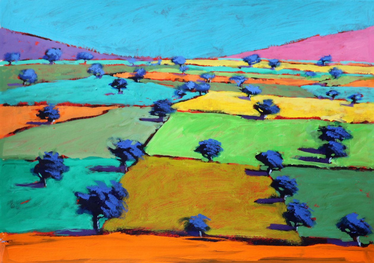 The Gullet, 2021 (acrylique sur papier) - Paul Powis